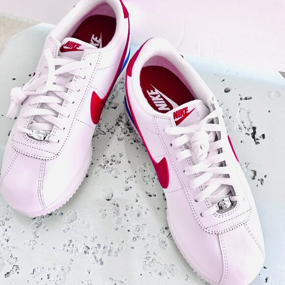 new nike mens women cortez basic 2019  Varsity Red, White & Blue … - Picture 3 of 11